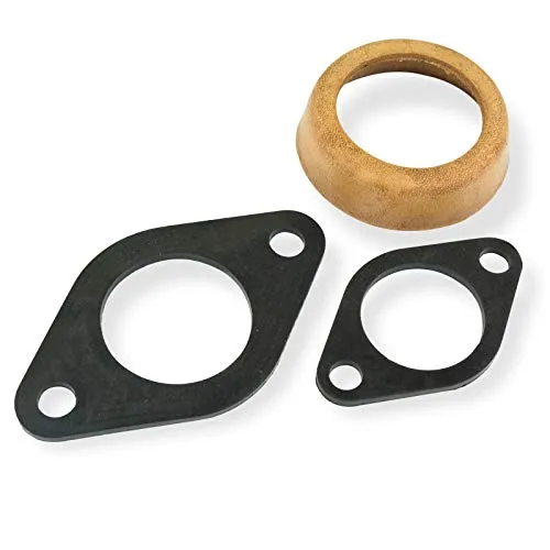 DEMA Dichtungsset für Schwengelpumpe/Handschwengelpumpe, 3-teilig, passgenau, langlebig, inkl. brauner & ovaler Dichtungen für Schwengelpumpen Ersatz