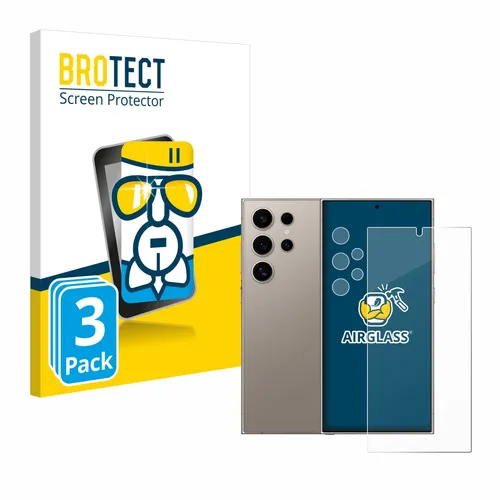 3x Panzerfolie Schutzglas Samsung Galaxy S24 Ultra (case-friendly)