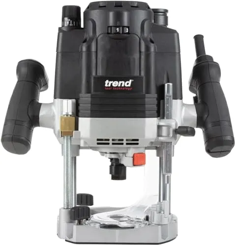 Trend T8EK Oberfräse - Fräsen: Trend T8EK Oberfräse mit kraftvollem Motor, ideal für Frästisch und Handbetrieb, perfekt für tiefere Fräsungen und präzises Profilieren von Massivholz.