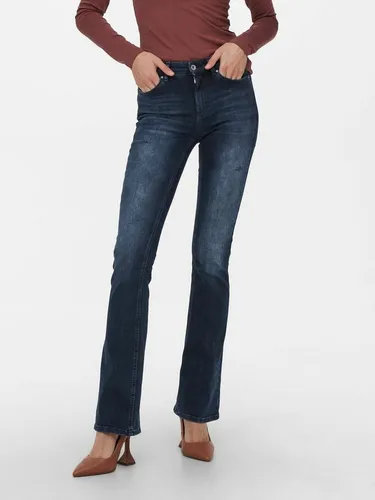 ONLBLUSH MID Flared DNM REA409 NOOS - Damenjeans von ONLY, mit modischer Flared-Silhouette für einen trendigen Look und hohen Tragekomfort.