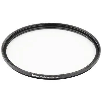 Hama UV 390 Filter Premium 49mm - Hochwertiger Kamera-Filter mit 18-facher Nano-Beschichtung für optimalen Schutz und klare Bilder. Ideal für Fotografen, die ihre Linse vor UV-Strahlen schützen möchten.
