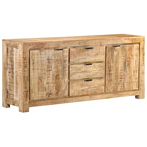 vidaXL Sideboard aus rauem Mangoholz 175x40x75 cm
