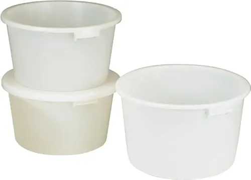 CRAEMER Bottich 85l HD-Polyethylen mit Griffmulden - Hygienischer Lager- und Transportbehälter aus formstabilem HD-Polyethylen, temperaturbeständig und lebensmittelecht. Ideal für vielfältige Einsatzbereiche im Garten und Industrie.