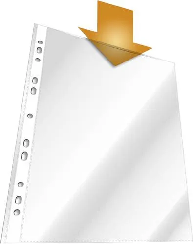 Durable Prospekthülle 2668 DIN A4 Polypropylen 0.06mm Glasklar 266819 100St.