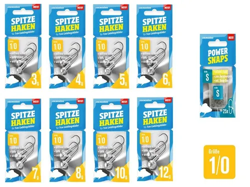 Lieblingsköder Jighaken Lieblingsköder Jigkopf-Set 1/0 von Lieblingsköder