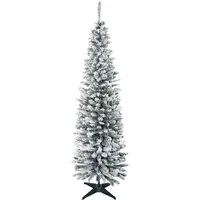 furnicato Künstlicher Weihnachtsbaum 180 cm Grün-Weiß - Verzaubere dein Zuhause mit unserem 180 cm hohen Künstlichen Weihnachtsbaum in Grün-Weiß. Die dichten, beschneiten Zweige bieten viel Platz für Dekorationen und sorgen für eine festliche Atmosphäre. Ideal für kleine Räume!