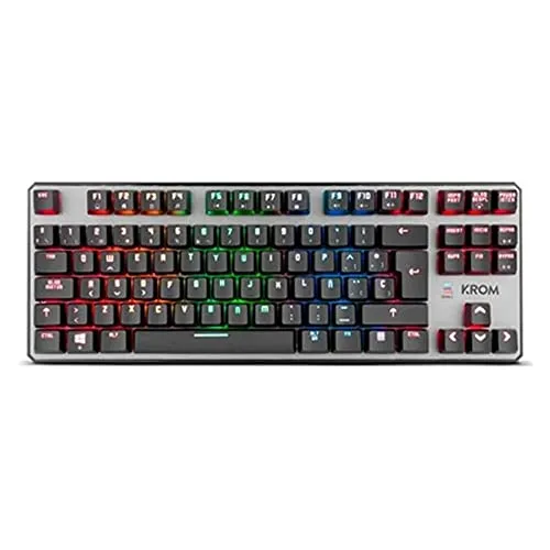 Krom NXKROMKRNLTKL Tastatur Schwarz Qwerty Spanisch