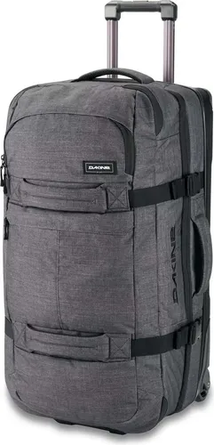 Dakine Split Roller 85 - Weichgepäck Reisetasche 76 cm in Carbon - Koffer für Erwachsene mit 85L Volumen, ideal für Reisen. Aus robustem Polyester, ausgestattet mit 2 Rollen und praktischen Außentaschen.
