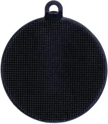 Maximex Silikon Schwamm, rund, schwarz, 4er Set