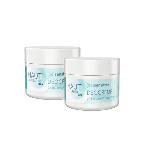HAKA Deocreme 2 x 30g Deo ohne Aluminium ohne Alkohol empfindliche Haut