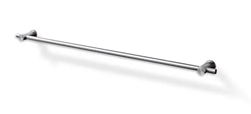 Handtuchstange Edelstahl matt gebürstet, mit verdeckter, sicherer Wandverschraubung, inkl. Montagematerial, Handtuchhalter - PHOS Design