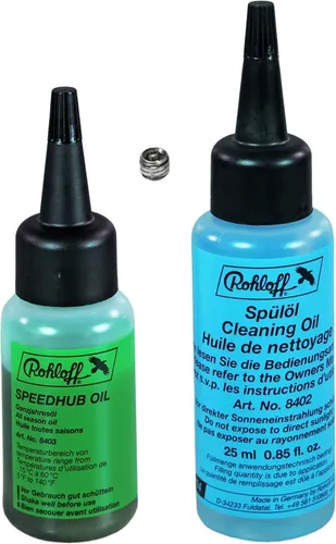 Rohloff Ölwechselset 8411 mit Ölablass Schraube 12,5 ml Ganzjahres- 25 ml Spülöl