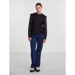 Pieces Bluse in Schwarz - XS