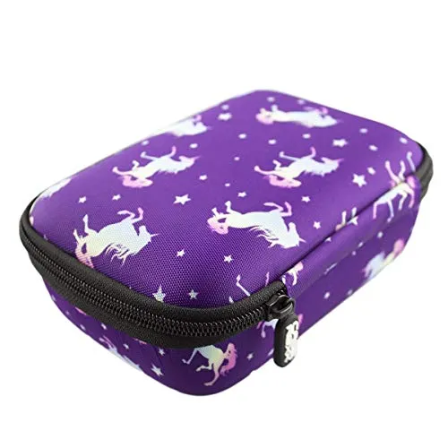 caseroxx Kinderkamera Tasche passend für V-Tech Kidizoom Duo DX in vielen Farben und Designs, Schutz Aufbewahrungs Tasche