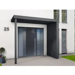 Gutta Rechteckvordach BS PLUS Anthrazit XL 250 x 125 cm von Gutta