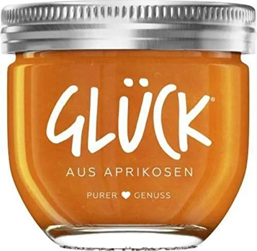 Glück Fruchtaufstrich Aprikosen 230 gr. Glas