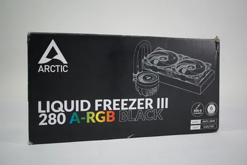 Arctic Liquid Freezer III 280 A-RGB - Hochleistungs-Wasserkühlung für optimale CPU-Temperaturen, mit anpassbarem RGB-Beleuchtungssystem