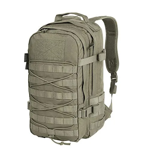 Helikon-Tex Racoon MKII Rucksack - Anpassungsfähiges Design in Grün - Daypack für Alltag und Outdoor, gefertigt aus robustem Cordura mit YKK-Reißverschlüssen, ideal für optimale Organisation und modularer Erweiterung dank MOLLE-System.
