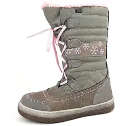 Lurchi Alpy Tex Winterstiefel Grau - Wanderschuhe für coole Mädels, wasser- und winddicht mit rutschfester Sohle und flauschigem Schaftrand – ideal für die kalte Jahreszeit!