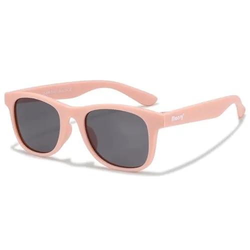 Maesy Kinder Sonnenbrille für 3-6 Jahre - UV400 Polarisierter Schutz - Flexibler und Biegsamer Rahmen - Sichere und Bequeme Kindersonnenbrille für Kleinkinder und Dreikäsehochs - Lino