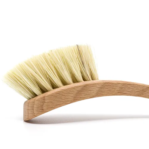 Redecker Spülbürste mit geschwungenem Buchenholzgriff Fibre Borste