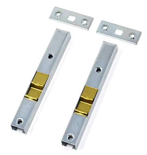 Design61 2er Set Kantenriegel Türriegel für Türen 120mm