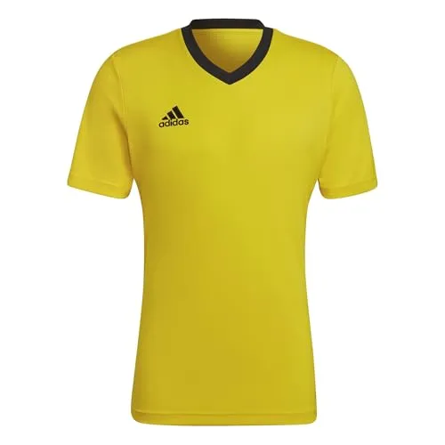 adidas Herren Entrada 22 Jersey, Team Yellow/Black, L