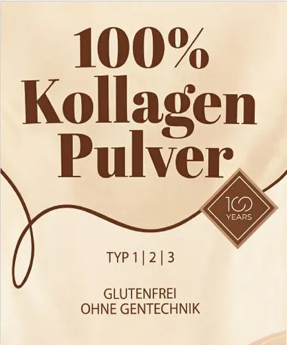 100years Hochdosiertes Kollagen Pulver 1kg