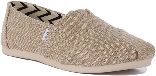 TOMS Damen Alpargata Heritage Canvas Flacher Slipper - Espadrilles für Damen aus ökologischen Materialien, mit komfortabler Einlegesohle und Teil der nachhaltigen Earthwise-Kollektion.