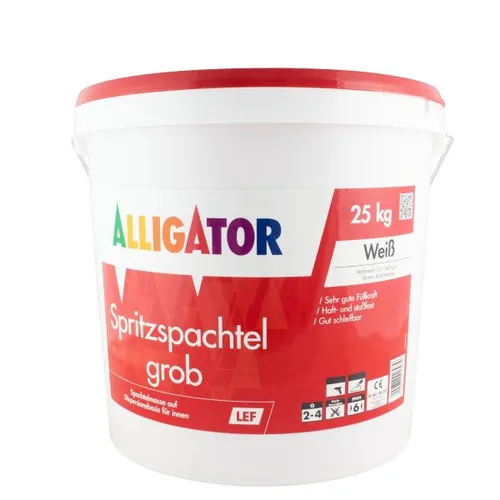 Alligator Spritzspachtel Grob LEF 25 kg