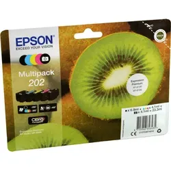Epson Tinten C13T02E74010 202 - Original 5-farbig Tintenpatrone, 23,3 ml für perfekte Druckqualität, kompatibel mit Epson Expression Premium XP-6000/6100 Series