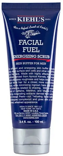 Kiehl's Facial Fuel Energizing Scrub 100 ml - Peeling für Männer, revitalisiert die Haut und entfernt abgestorbene Hautzellen, ideal für einen frischen Teint.