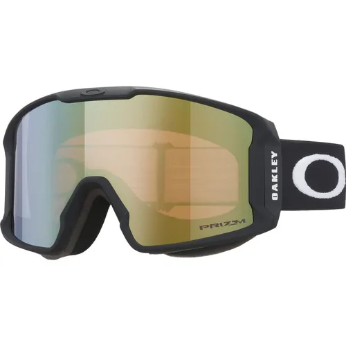 Oakley LINE MINER M Schneebrille 2023 - Matte Black/Prizm Sage Gold - Skibrillen mit Prizm-Technologie für verbesserte Sicht und Kontraste auf der Piste, ideal für anspruchsvolle Wintersportler.