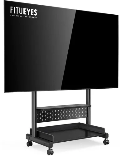 TV Ständer rollbar für 40-85 Zoll, VESA 600x400mm, Schwarz