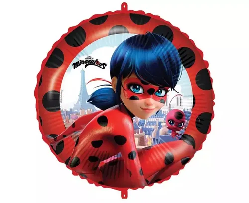 Balon foliowyt Miraculous Ladybug 46cm Godan 5201184930786