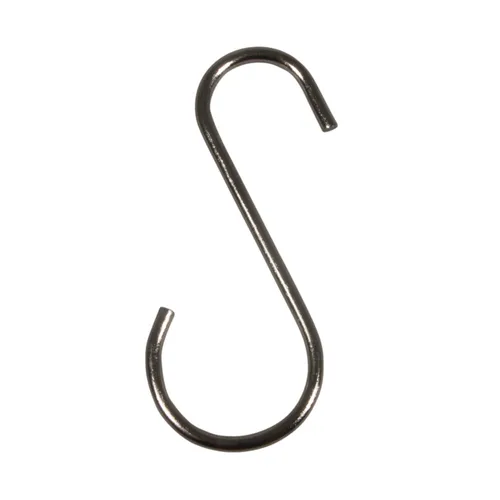 Metall-S-Haken, silber, 2,6x6,1cm, Beutel 4Stück