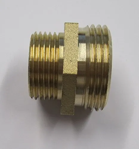 Schraubverbindung Reduziernippel mit 2 Außengewinden 3/4 Zoll auf 1 Zoll