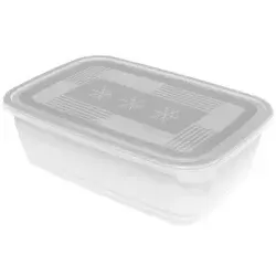 Rotho FREEZE Gefrierdose 1725700096 , 3,7 Liter, weiß/transparent