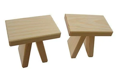 Tischlerei Stephani Erzgebirge Fensterbank Unterstellbank für Standfiguren - 2 Stück