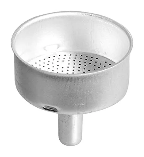 Home New Imbuto Caffettiera Moka 6 Tazze, Alluminio, Argento, 6.5x6.5x8 cm