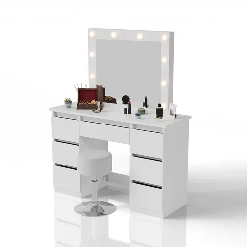 Juskys Schminktisch mit Spiegel Talea von Juskys