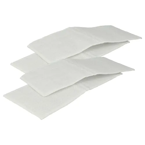 vhbw 4X Ersatzbezug kompatibel mit Kärcher WV 6 + KV 4, WV 2 + KV 4 Premium Fensterwischer, Fensterreiniger