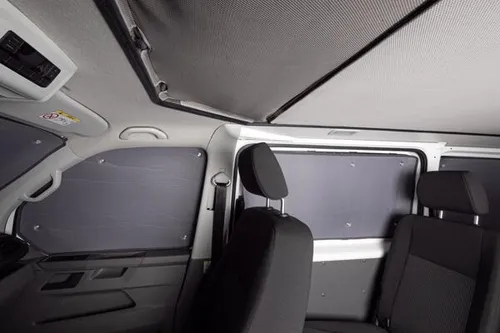 Carbest Thermo-Verdunkelungsmatten für VW Caddy 5, grau, 5-teilig