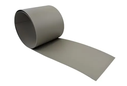 PREMIUM PP Sichtschutzstreifen für Doppelstabmatten Farbe Steingrau RAL 7030 Sichtschutz Streifen Zaun 2535 x 190 x 1,35 mm 1 Stück