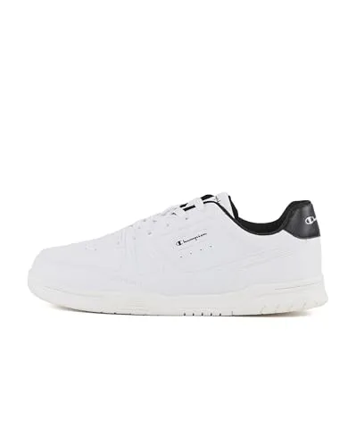 Champion Herren Tennis Clay 86 Low Sneakers - Weiß (WW010) - EU 42 - Tennisschuhe der Court Kollektion, ideal für hartnäckige Spieler mit exzellenter Bodenhaftung und Komfort auf dem Platz.