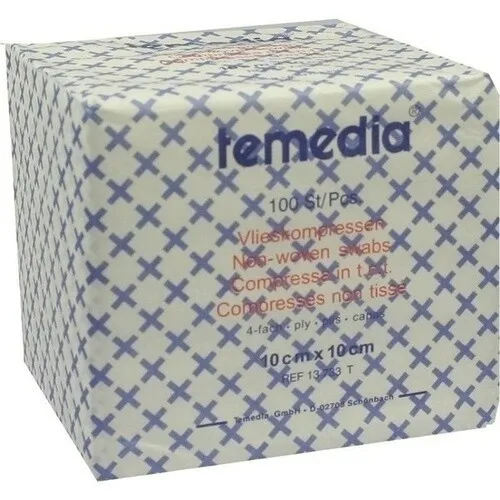 VLIESKOMPRESSEN unsteril 10x10 cm 4fach, 100 St PZN 07280735