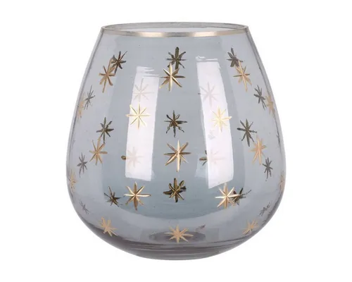 Home & styling collection Kerzenlaterne Teelichthalter in Form eines Glases, Ø 14 cm