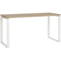 Mid.you Schreibtisch in Eichefarben - Moderner Kinderschreibtisch in Holzoptik (150 x 60 cm) mit stabilen Kufenbeinen, ideal für eine stilvolle und harmonische Arbeitsumgebung im Kinderzimmer.