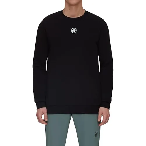 Mammut Core ML Crew Neck Men Original Black (S) - Pullover & Hoodies, weicher French-Terry-Stoff für hohen Tragekomfort und optimale Feuchtigkeitsregulation, ideal für Outdoor-Aktivitäten.
