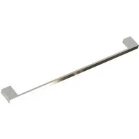 kalb Handtuchhalter Lenn - extra-lange Aluminium Handtuchstange (80 cm) für Wand - Handtuchhalter & -stangen, modernes Design, korrosionsbeständig, ideal für große Badetücher, einfache Montage mit doppelt Befestigung, erhältlich in Schwarz oder Chrom.